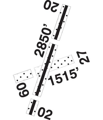 Airport Diagram of CPF6