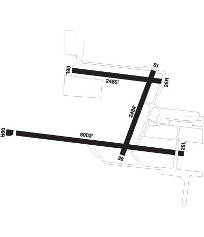 Airport Diagram of CYPK