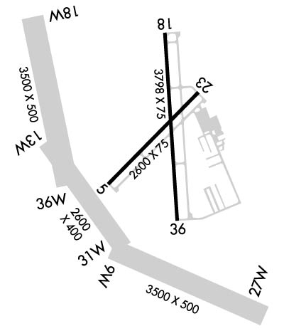 Airport Diagram of K3CM
