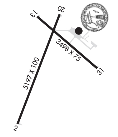 Airport Diagram of KASX