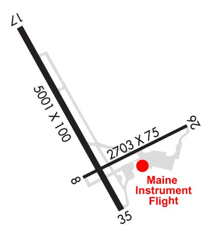 Airport Diagram of KAUG