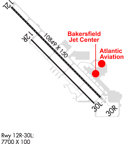 Airport Diagram of KBFL
