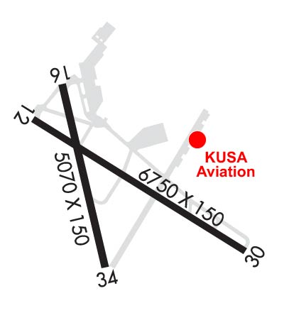 Airport Diagram of KBPT