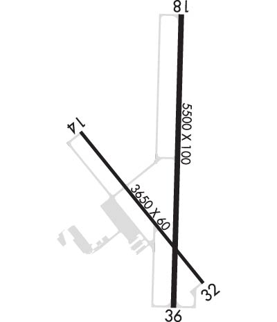Airport Diagram of KCBF