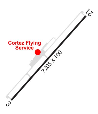 Airport Diagram of KCEZ