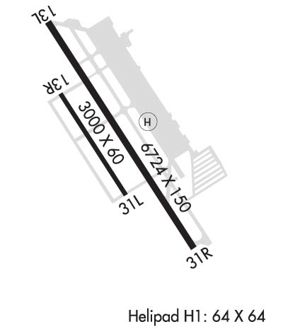 Airport Diagram of KCIC
