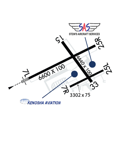 Airport Diagram of KENW
