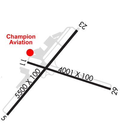 Airport Diagram of KGVL