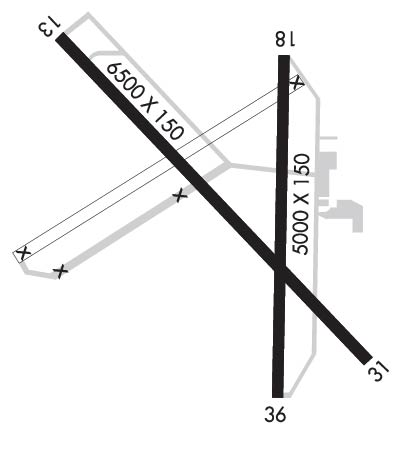 Airport Diagram of KHEZ