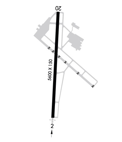 Airport Diagram of KHVN