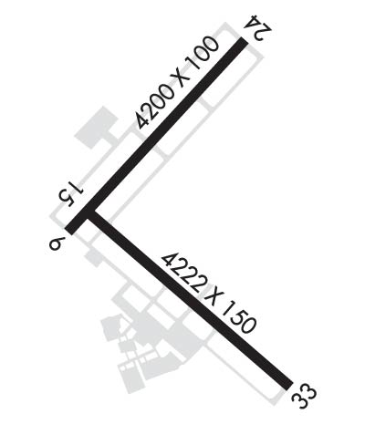 Airport Diagram of KHWV