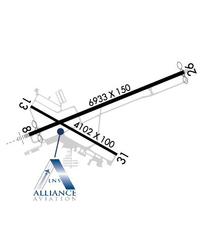 Airport Diagram of KLNS