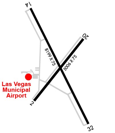 Airport Diagram of KLVS