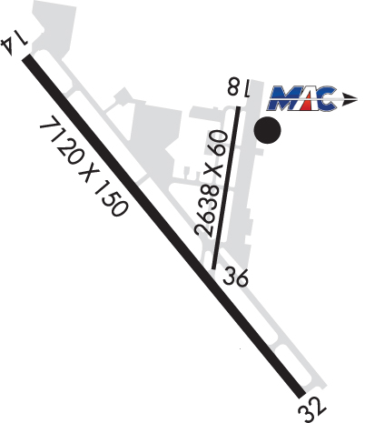 Airport Diagram of KMFE