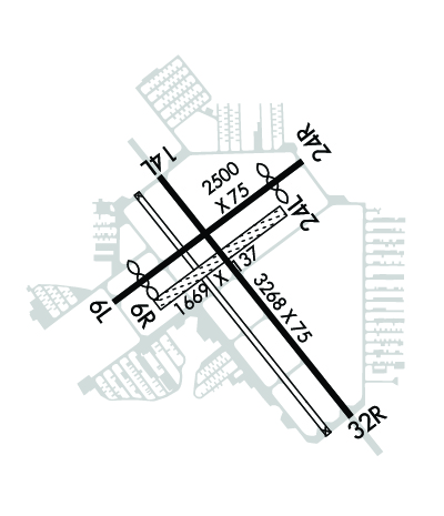 Airport Diagram of KMIC