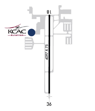 Airport Diagram of KOJC