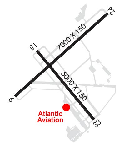 Airport Diagram of KPNE