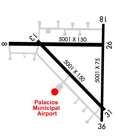Airport Diagram of KPSX