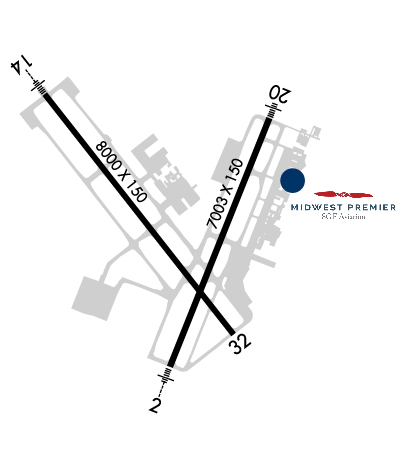 Airport Diagram of KSGF