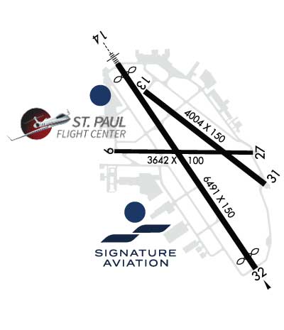 Airport Diagram of KSTP
