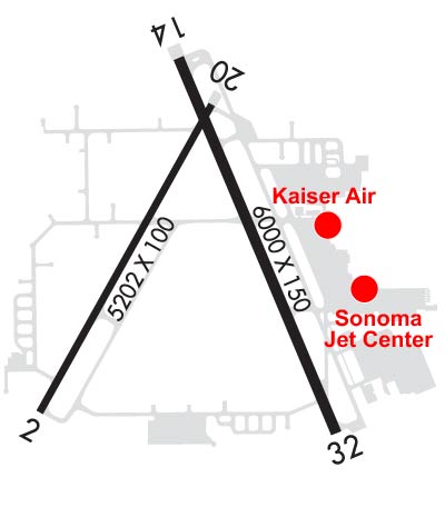 Airport Diagram of KSTS