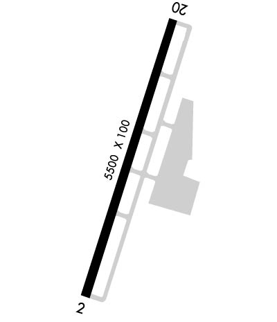 Airport Diagram of KSYM