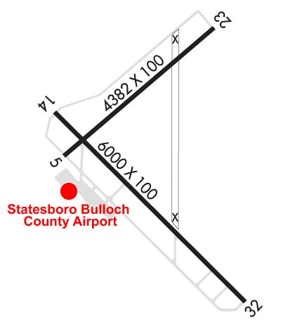 Airport Diagram of KTBR