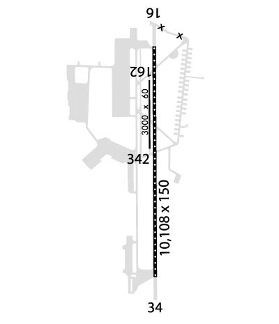 Airport Diagram of KTCM