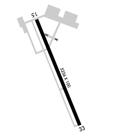 Airport Diagram of KUVA