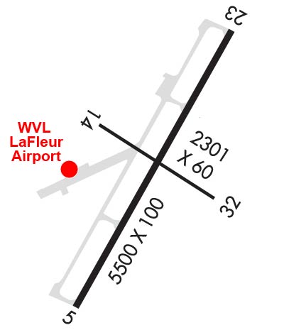Airport Diagram of KWVL