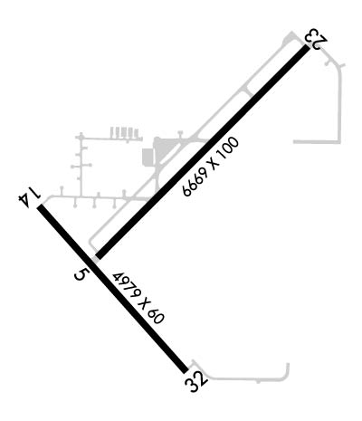 Airport Diagram of KX60