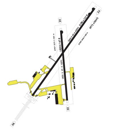 Airport Diagram of SBBE