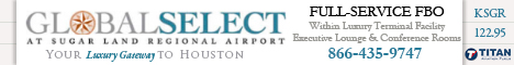 GLOBAL SELECT AT SUGAR LAND REGIONAL AIRPORT
